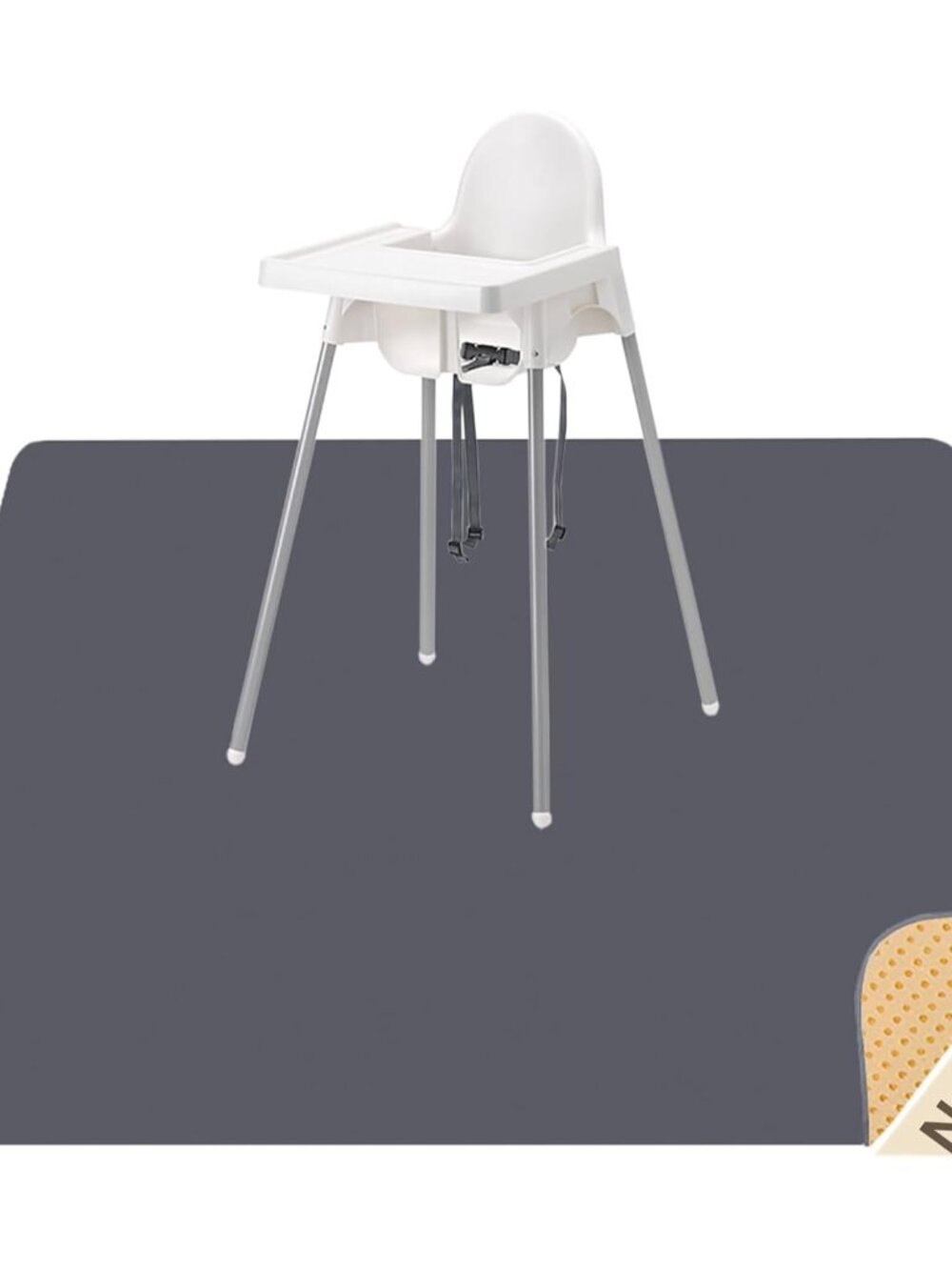 Splat Mat for Under High Chair, Waterproof Washable High Chair Floor Mat